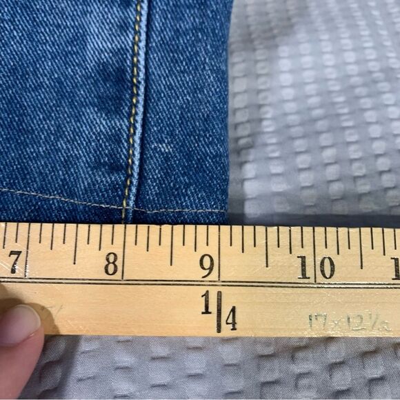 PRETTY LITTLE THING NWT Plus Mid Wash Split Hem Denim Jeans Women's Size 14 #654 - Picture 6 of 9